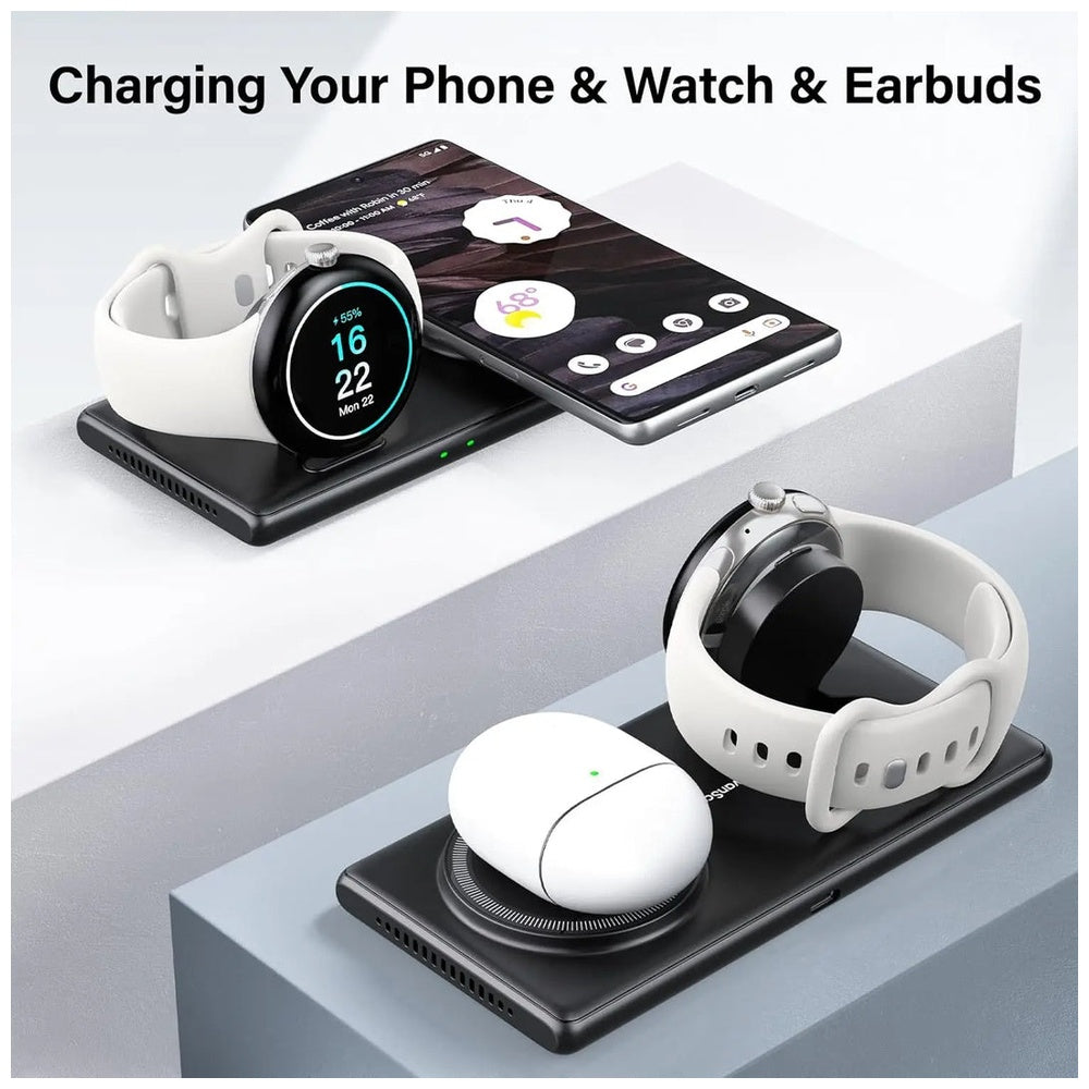 2-in-1 Wireless Charging Station