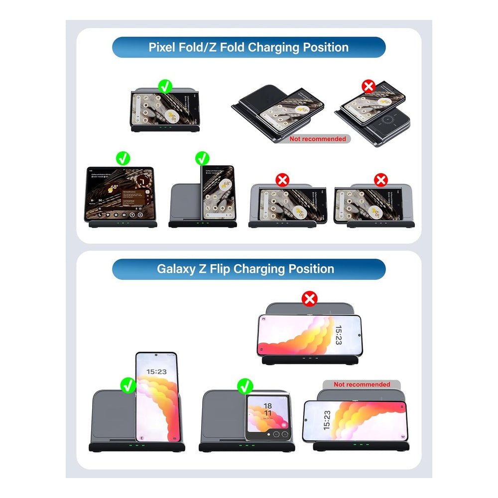 3-in-1 Fast Wireless Charger