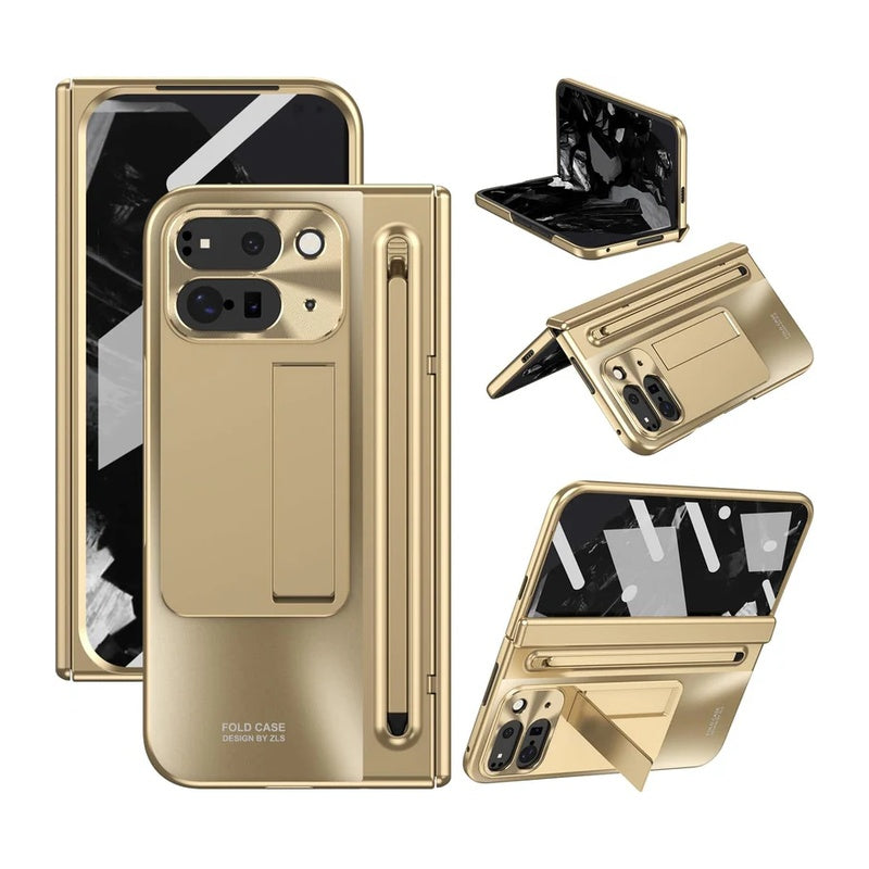 Fold Case with Kickstand & Built-in Stylus