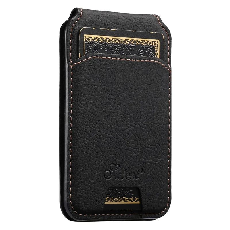 MagSafe Wireless Charging Wallet Leather Case