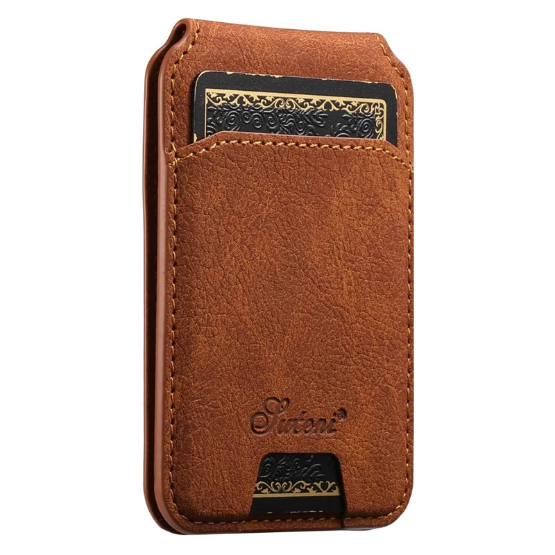 MagSafe Wireless Charging Wallet Leather Case