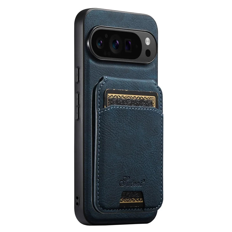MagSafe Wireless Charging Wallet Leather Case