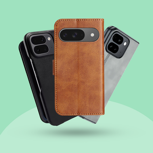 Google Pixel 9 Pro Fold Leather Cases