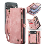 Google Pixel 9 Detachable Leather Wallet Phone Case