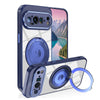 Transparent Magnetic Ring Stand Case