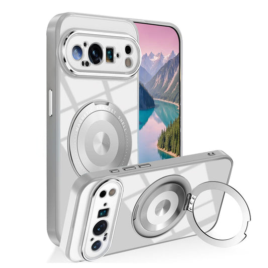 Transparent Magnetic Ring Stand Case