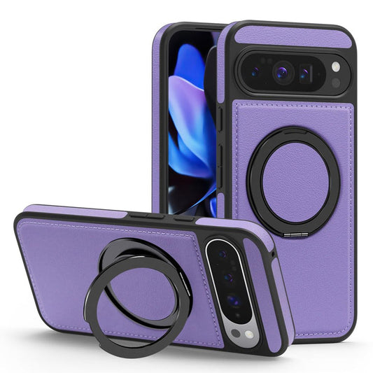 Leather Ring Case with 360° Stand