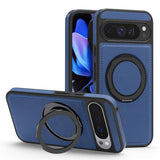 Google Pixel 8 Leather Ring Case with 360° Stand