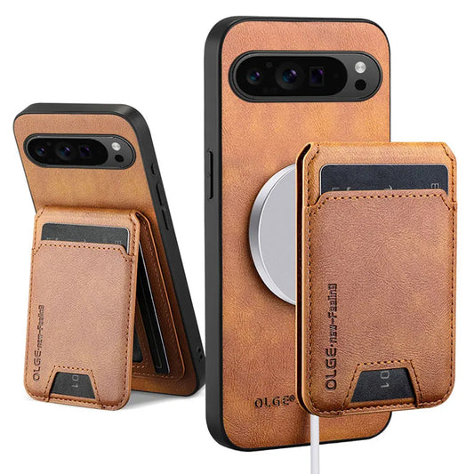 MagSafe Wallet Stand 2-in-1 Leather Case