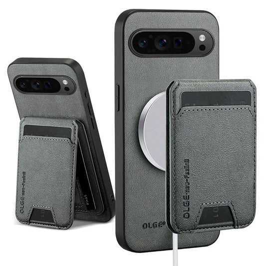 MagSafe Wallet Stand 2-in-1 Leather Case