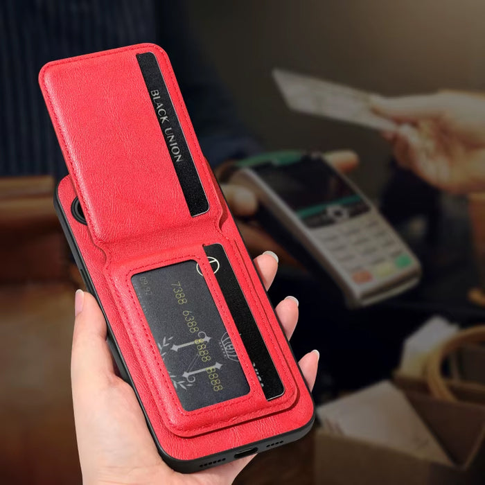 MagSafe Wallet Stand 2-in-1 Leather Case