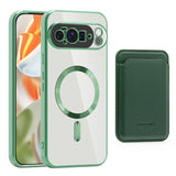 Google Pixel 9 Pro MagSafe Clear Case with Magnetic Wallet