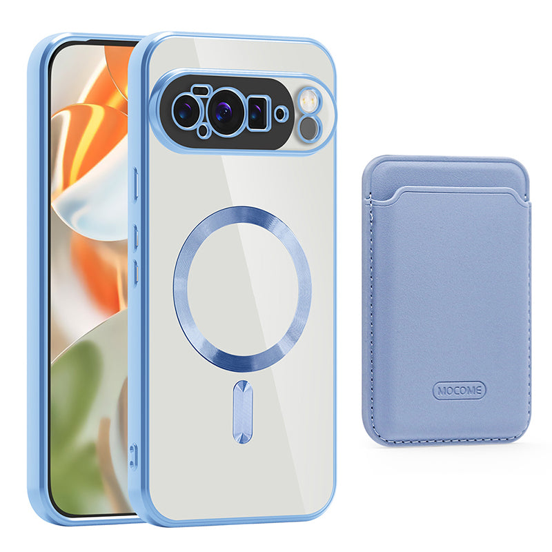Google Pixel 10 MagSafe Clear Case with Magnetic Wallet