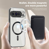 Google Pixel 10 Pro XL MagSafe Clear Case with Magnetic Wallet
