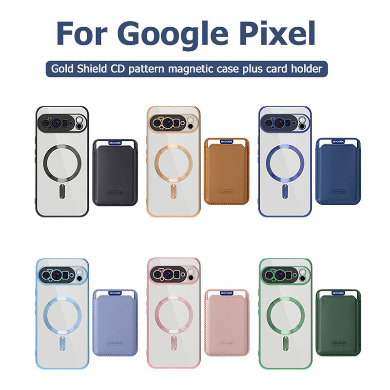 Google Pixel 9 Pro MagSafe Clear Case with Magnetic Wallet
