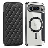 Google Pixel 9 Pro XL Elegant Leather Wallet Case with MagSafe