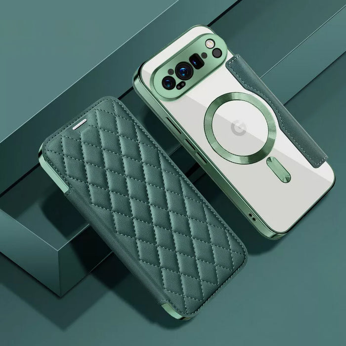 Elegant Leather Wallet Case with MagSafe