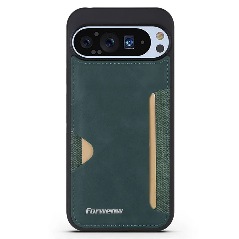 Google Pixel 9 Card Slot Leather Case Premium Protection