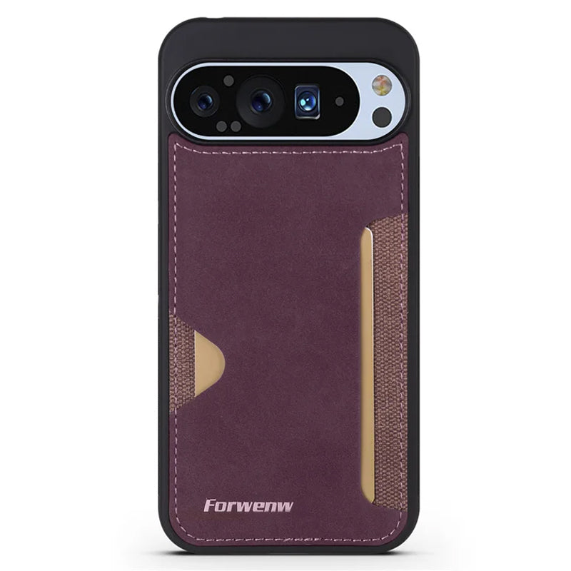 Google Pixel 9 Card Slot Leather Case Premium Protection