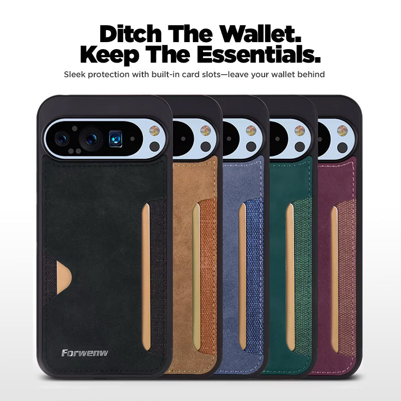 Card Slot Leather Case Premium Protection