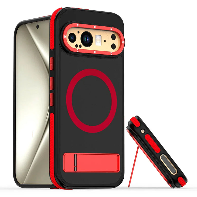 Google Pixel 9 Pro XL Shockproof Case with Folding Stand