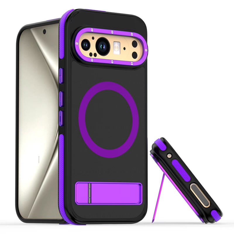 Google Pixel 9 Pro XL Shockproof Case with Folding Stand