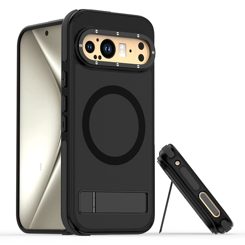 Google Pixel 10 Pro XL Shockproof Case with Folding Stand