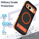 Google Pixel 9 Pro XL Shockproof Case with Folding Stand