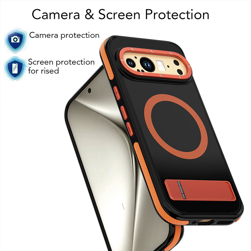 Google Pixel 10 Pro XL Shockproof Case with Folding Stand