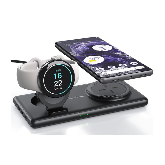 2-in-1 Wireless Charging Station