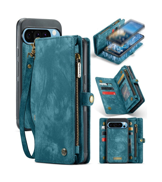Google Pixel 10 Pro XL Detachable Leather Wallet Phone Case
