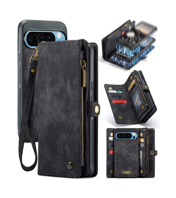 Detachable Leather Wallet Phone Case