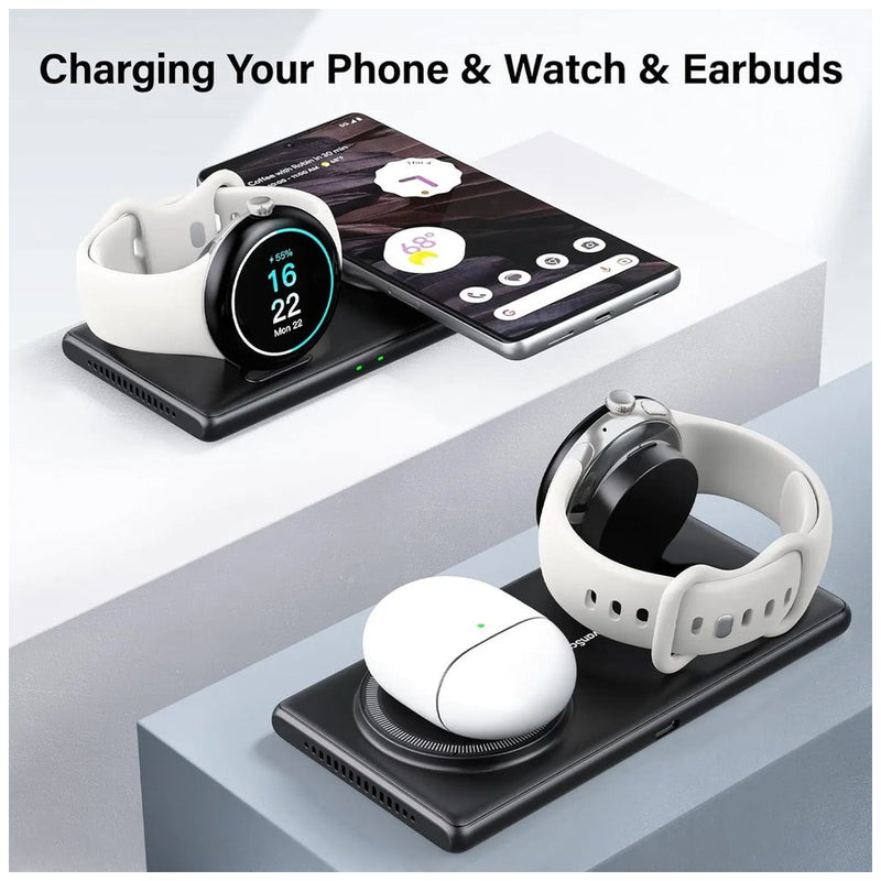 2-in-1 Wireless Charging Station