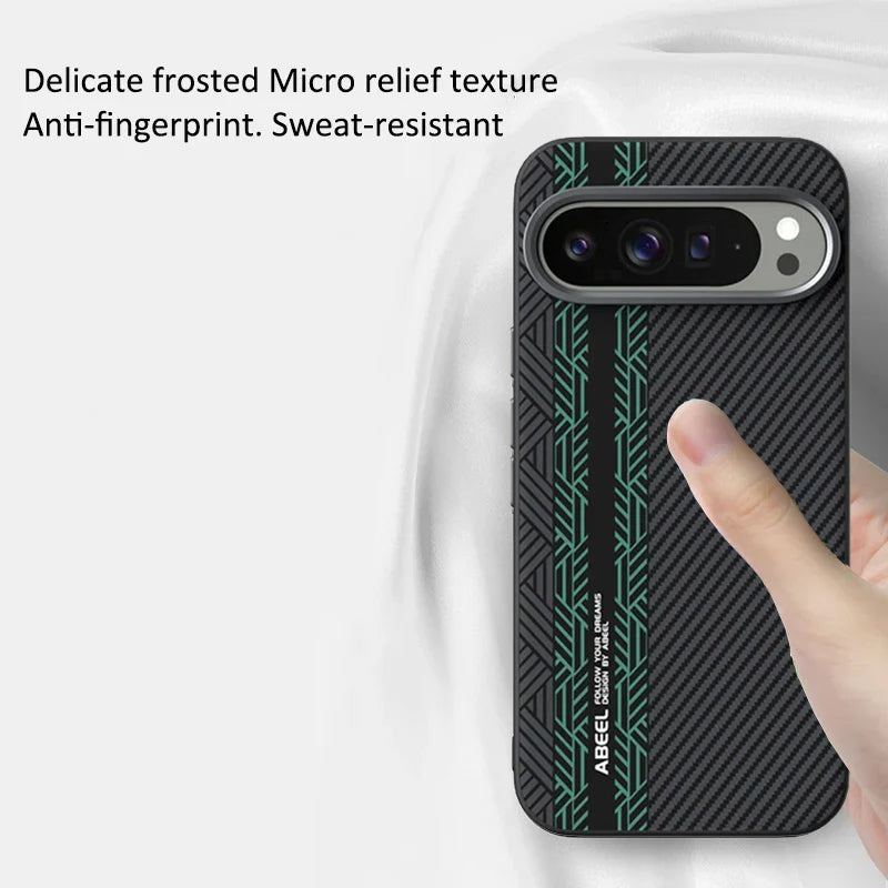 Google Pixel 9 Carbon Fiber MagSafe Case Ultra Slim Design