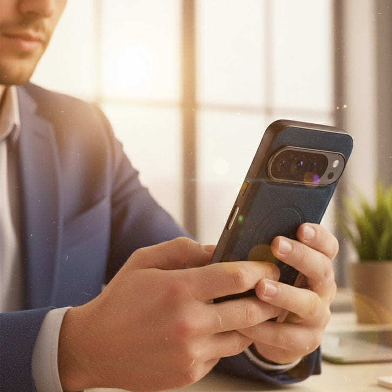 MagSafe Wireless Charging Wallet Leather Case