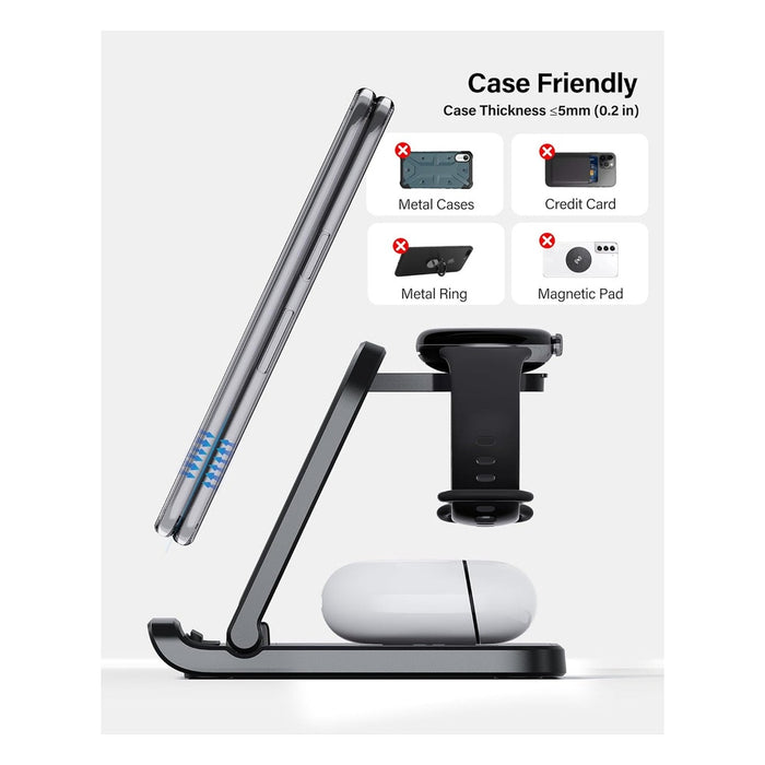 3-in-1 Fast Wireless Charger