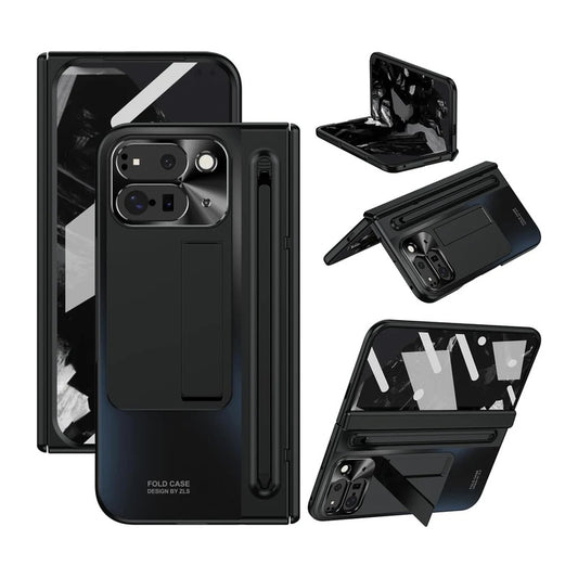 Fold Case with Kickstand & Built-in Stylus