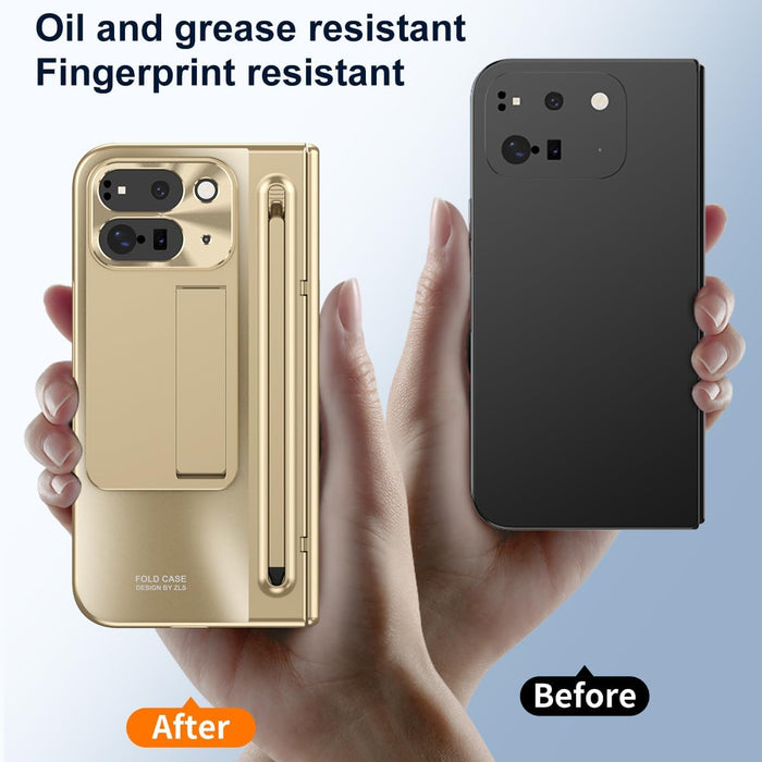 Fold Case with Kickstand & Built-in Stylus