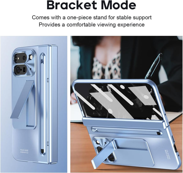 Fold Case with Kickstand & Built-in Stylus