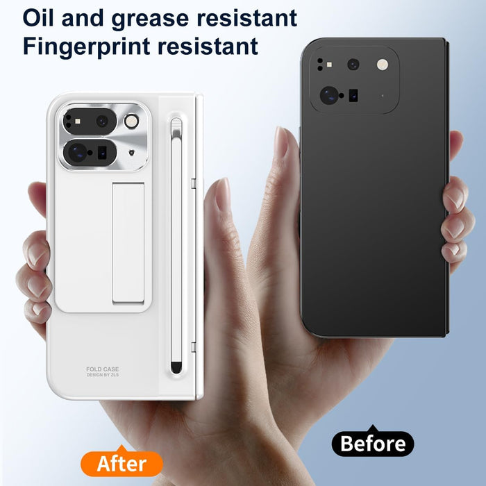 Fold Case with Kickstand & Built-in Stylus