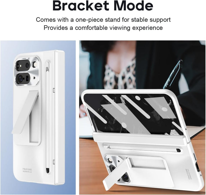 Fold Case with Kickstand & Built-in Stylus