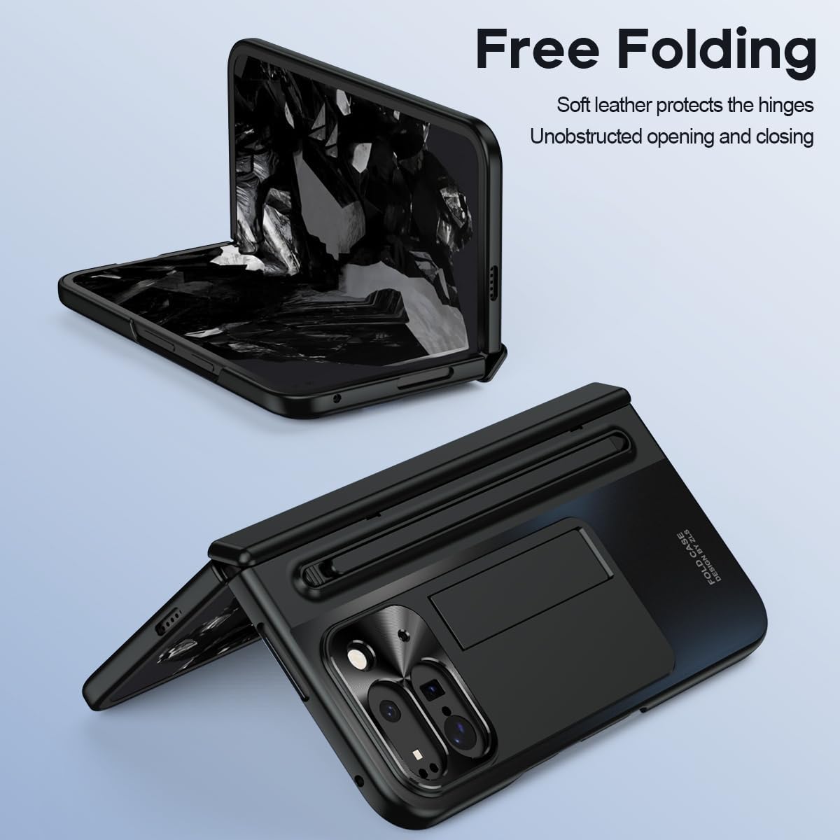 Google Pixel 10 Pro Fold Fold Case with Kickstand & Built-in Stylus