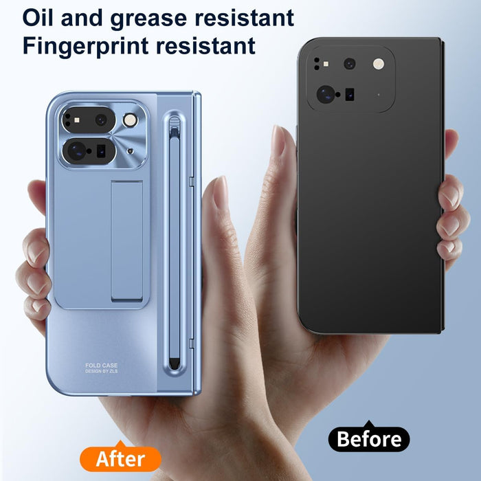 Fold Case with Kickstand & Built-in Stylus