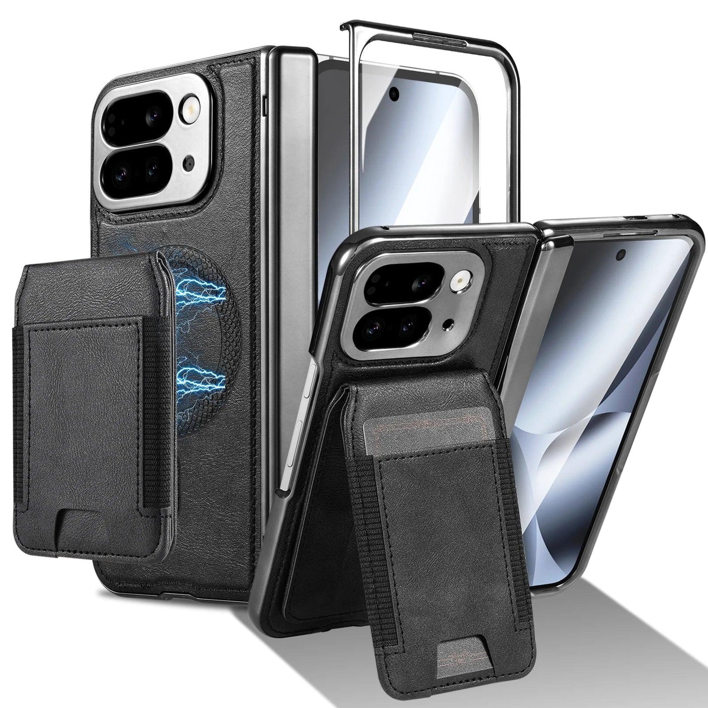 Leather Wallet Stand Case