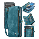 Google Pixel 9 Detachable Leather Wallet Phone Case