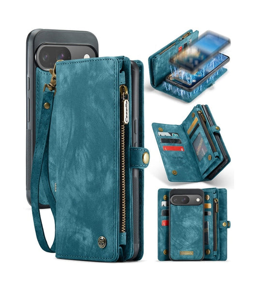 Google Pixel 10 Pro Detachable Leather Wallet Phone Case