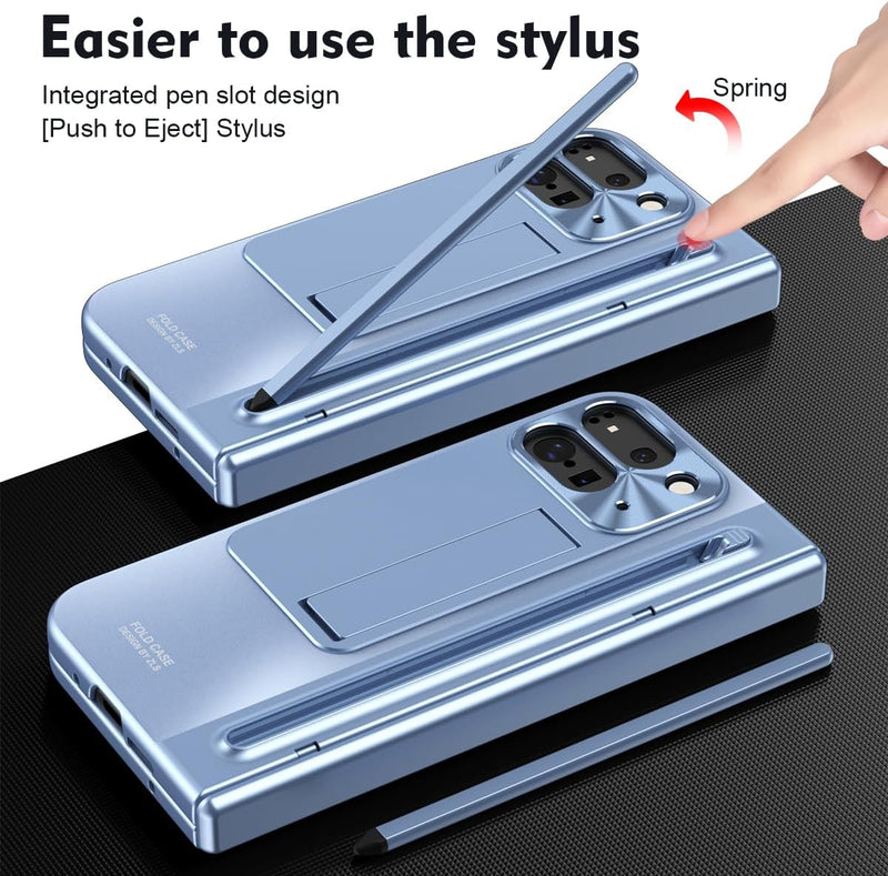 Fold Case with Kickstand & Built-in Stylus