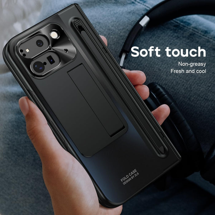 Fold Case with Kickstand & Built-in Stylus