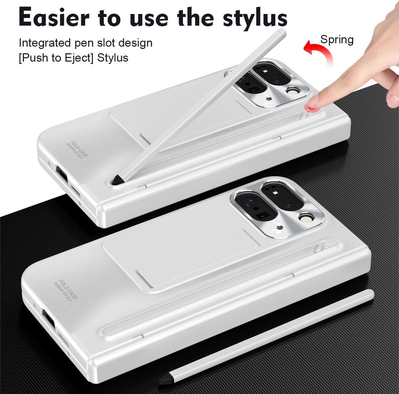 Fold Case with Kickstand & Built-in Stylus