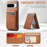 Google Pixel 8a Magnetic Wallet Case with Stand & Card Slots
